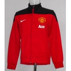 Jaket Bola Manchester United Red Black